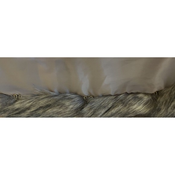 Ellison Faux Fur Vest Women's Size S Brown Pockets Hook Eye Closure‎ Fall Winter - Picture 6 of 6